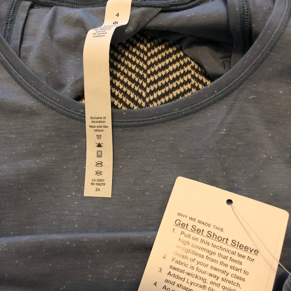 Lululemon Get Set Short Sleeve Shirt